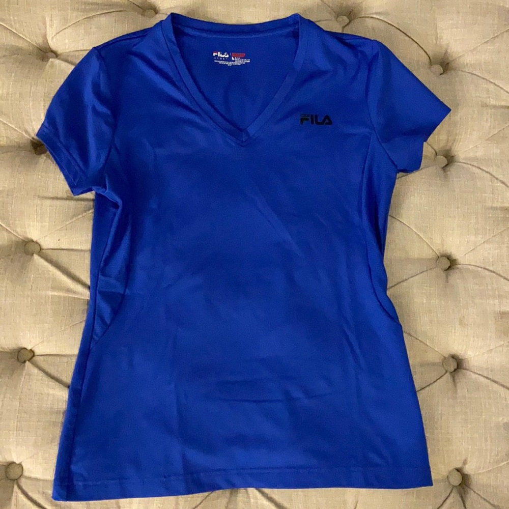 Royal blue workout top
